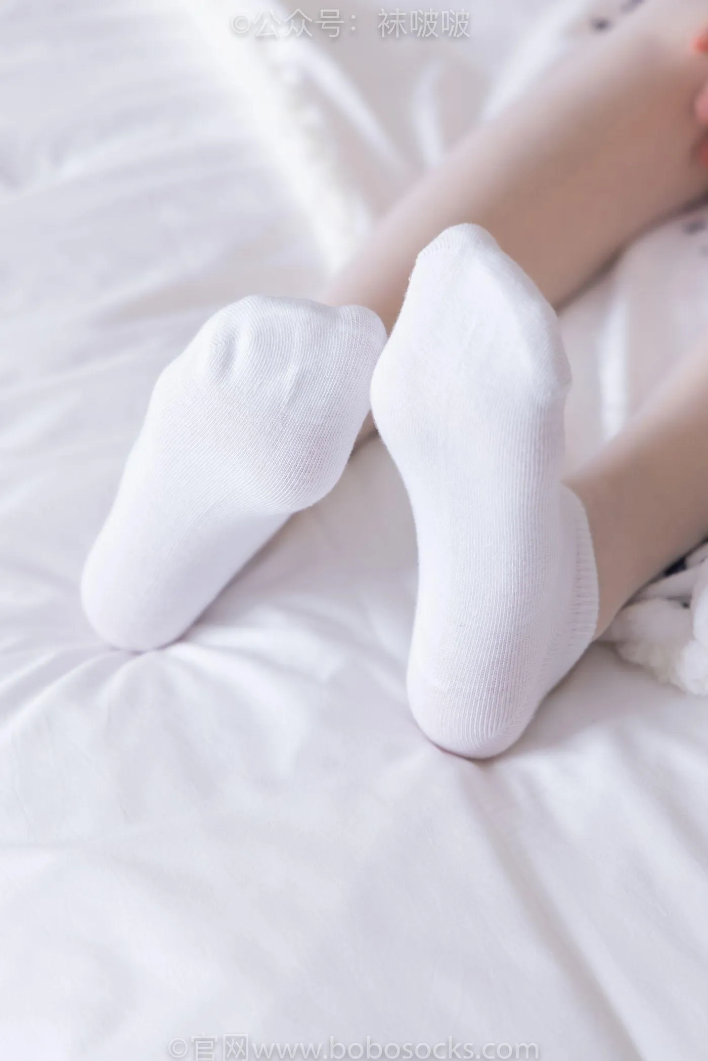 [BoBoSocks袜啵啵]NO.037 稚予-帆布鞋、短白棉袜、白丝 [136P]插图8